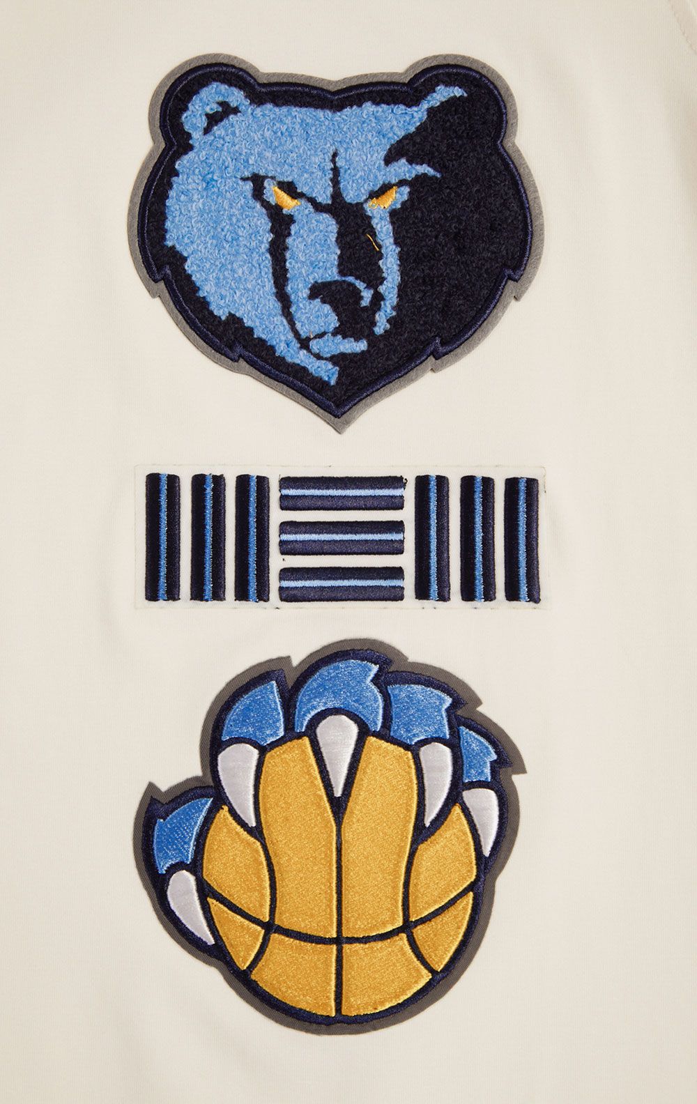 Pro Standard Adult Memphis Grizzlies White Retro Striped T-Shirt product image