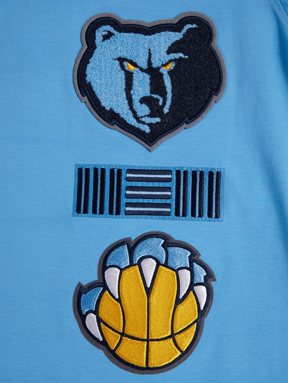 Pro Standard Adult Memphis Grizzlies Blue Retro Striped T-Shirt product image