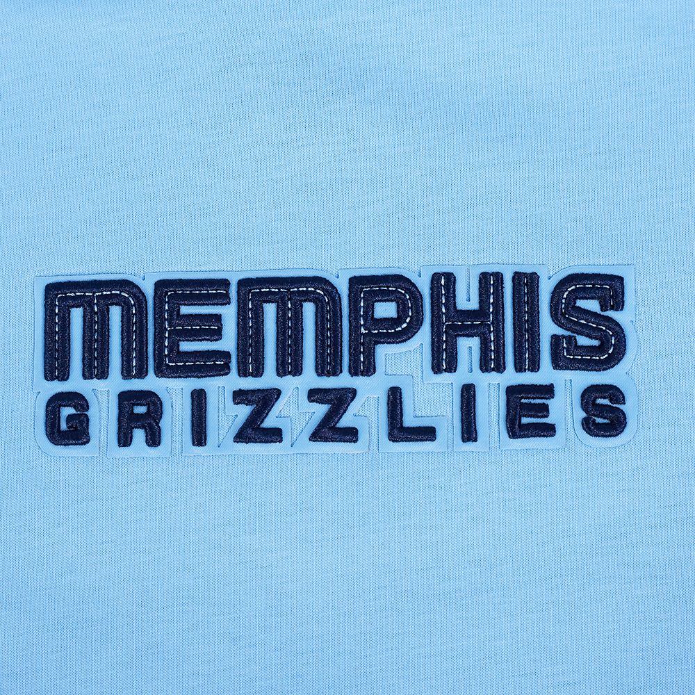Pro Standard Men's Memphis Grizzlies Blue Wingspan Drop Shoulder Long Sleeve T-Shirt product image