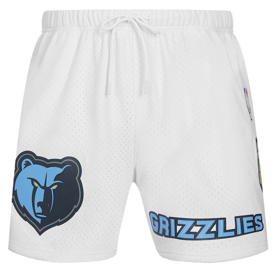 Pro Standard Men's Memphis Grizzlies White Mesh Shorts product image