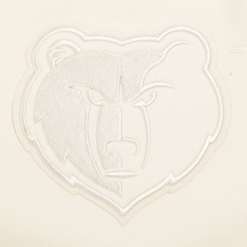 Pro Standard Men's Memphis Grizzlies Off White Neutral Fleece Shorts product image
