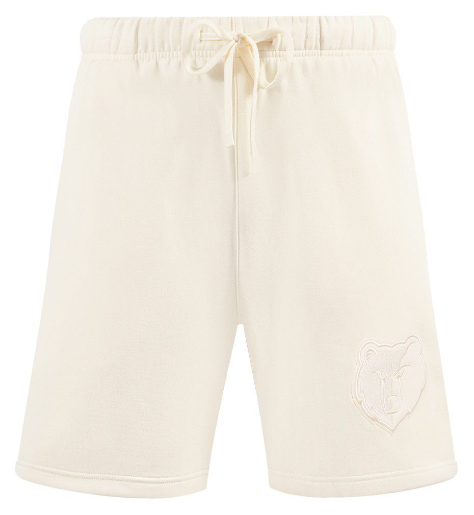 Pro Standard Men's Memphis Grizzlies Off White Neutral Fleece Shorts product image
