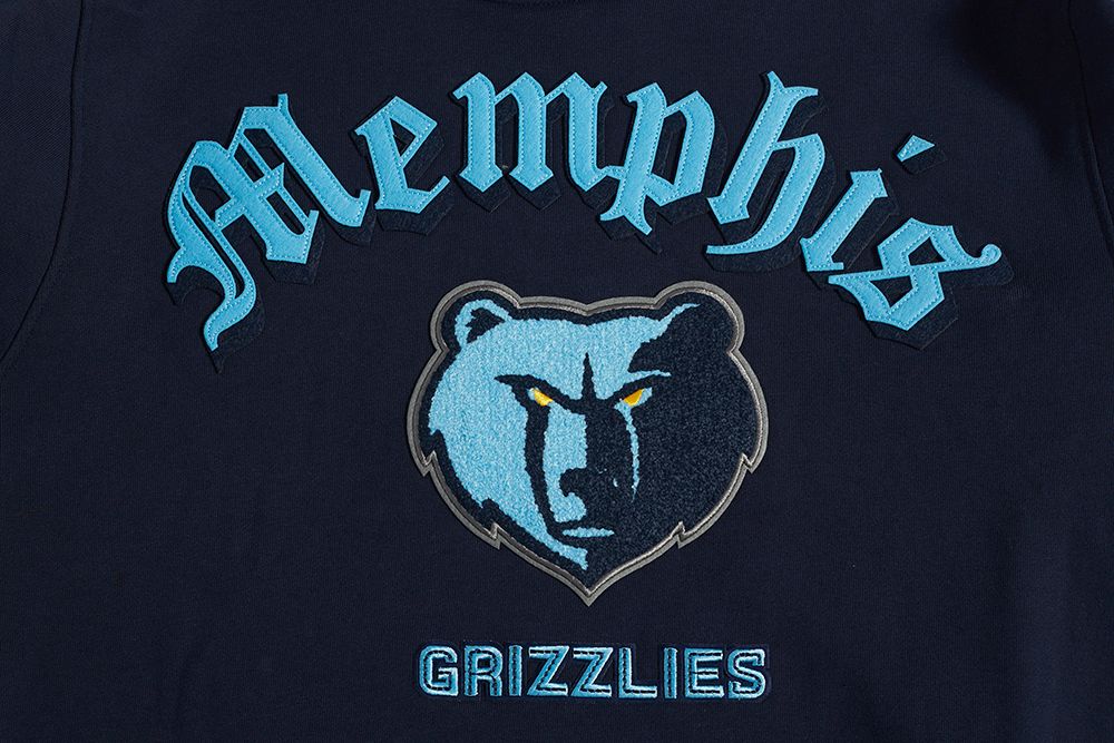 Pro Standard Men's Memphis Grizzlies Navy Old English Fleece Hoodie product image