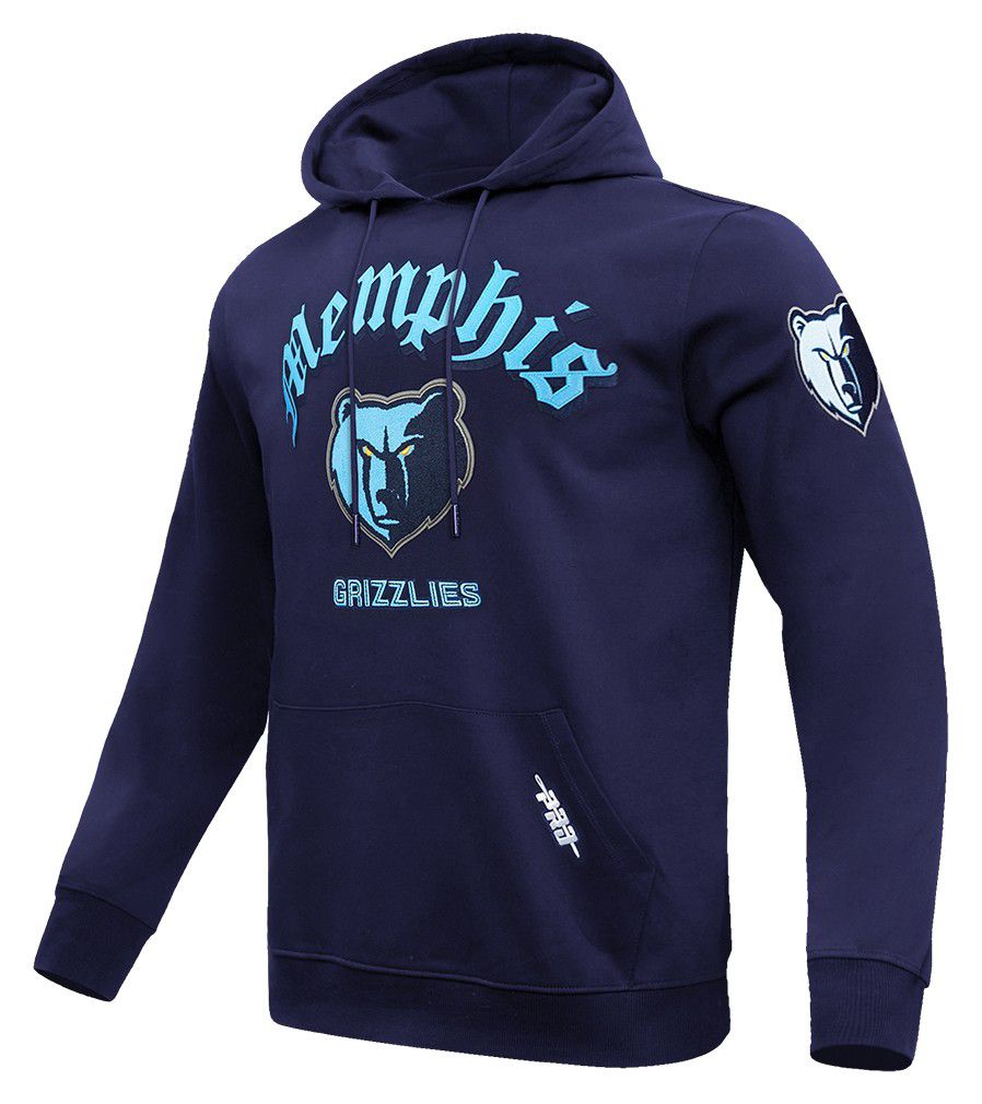 Pro Standard Men's Memphis Grizzlies Navy Old English Fleece Hoodie product image
