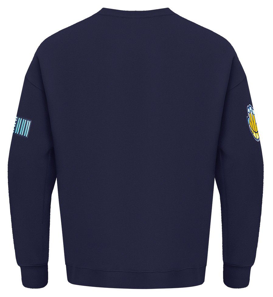 Pro Standard Men's Memphis Grizzlies Navy Old English Fleece Crewneck Sweatshirt product image
