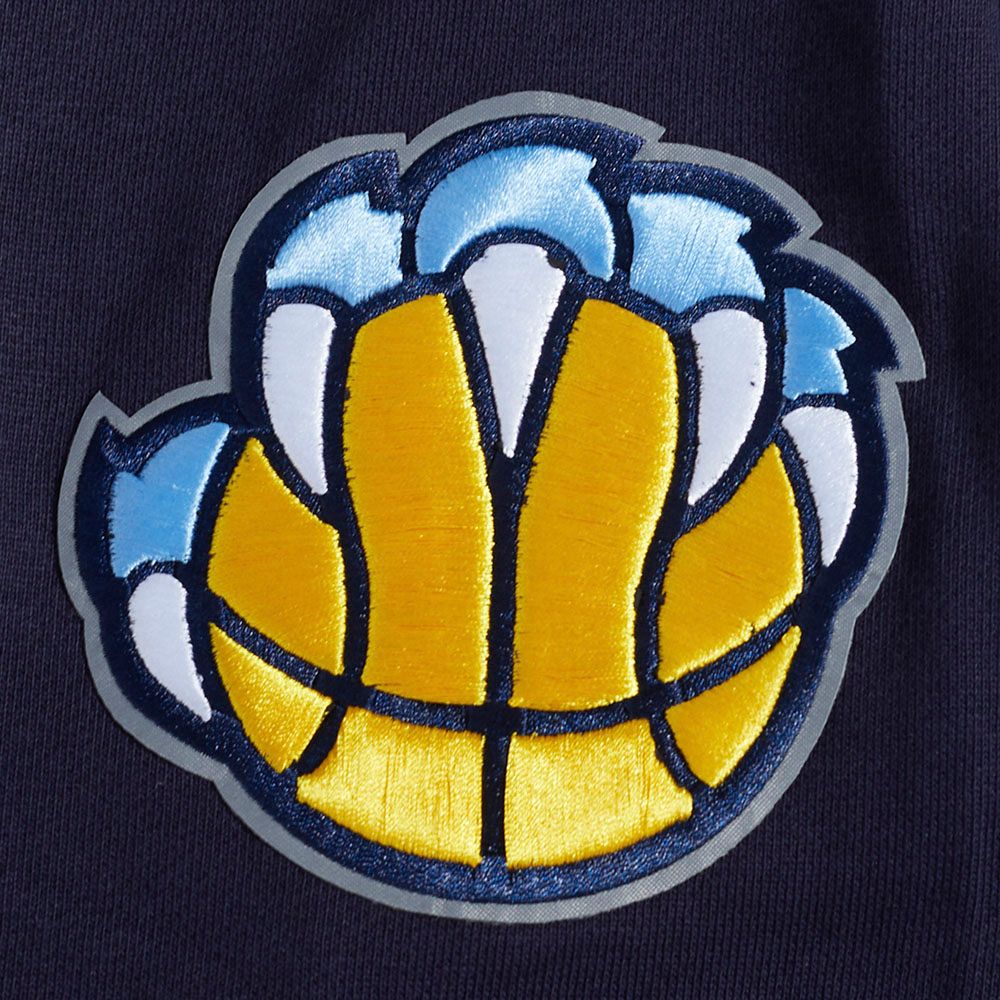 Pro Standard Men's Memphis Grizzlies Navy Old English Fleece Crewneck Sweatshirt product image