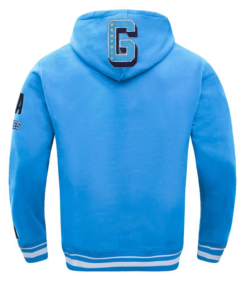 Pro Standard Men's Memphis Grizzlies Blue Mash Up Rib Fleece Crewneck Sweatshirt product image