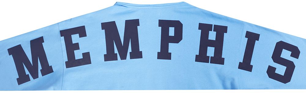 Pro Standard Men's Memphis Grizzlies Blue Wingspan Drop Shoulder Hoodie product image