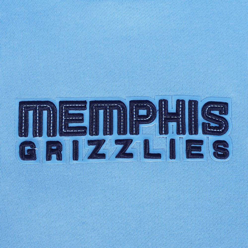 Pro Standard Men's Memphis Grizzlies Blue Wingspan Drop Shoulder Hoodie product image