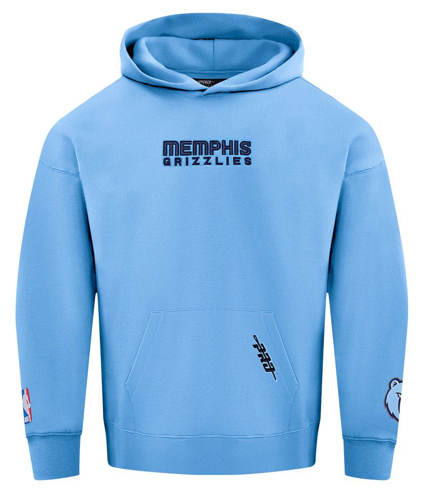 Pro Standard Men's Memphis Grizzlies Blue Wingspan Drop Shoulder Hoodie product image