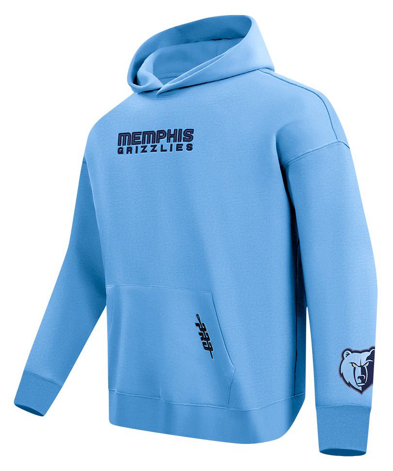 Pro Standard Men's Memphis Grizzlies Blue Wingspan Drop Shoulder Hoodie product image