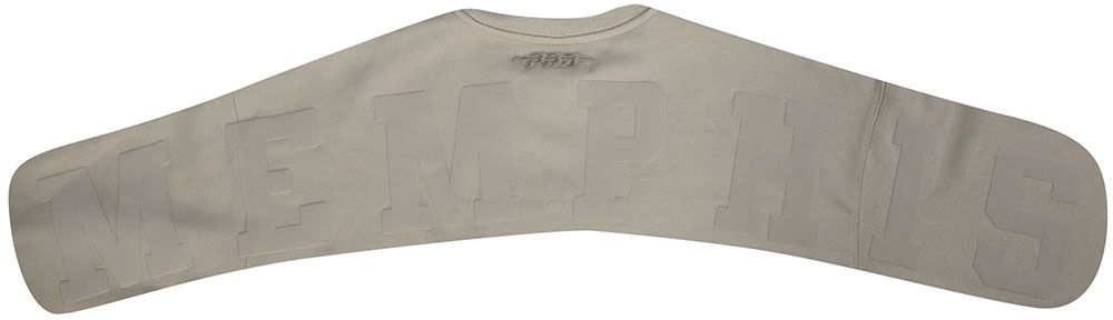 Pro Standard Men's Memphis Grizzlies Taupe Wingspan Drop Shoulder Fleece Crewneck Sweatshirt product image