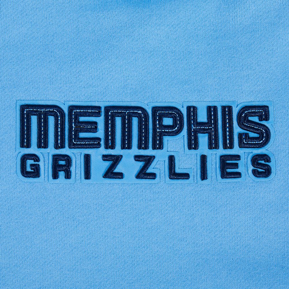 Pro Standard Men's Memphis Grizzlies Blue Wingspan Drop Shoulder Fleece Crewneck Sweatshirt product image
