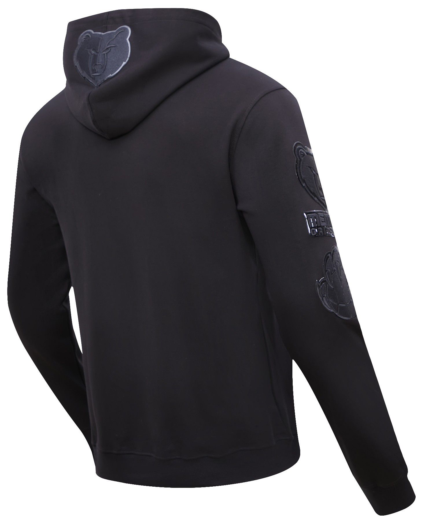 Pro Standard Men's Memphis Grizzlies Black Triple Black Hoodie product image