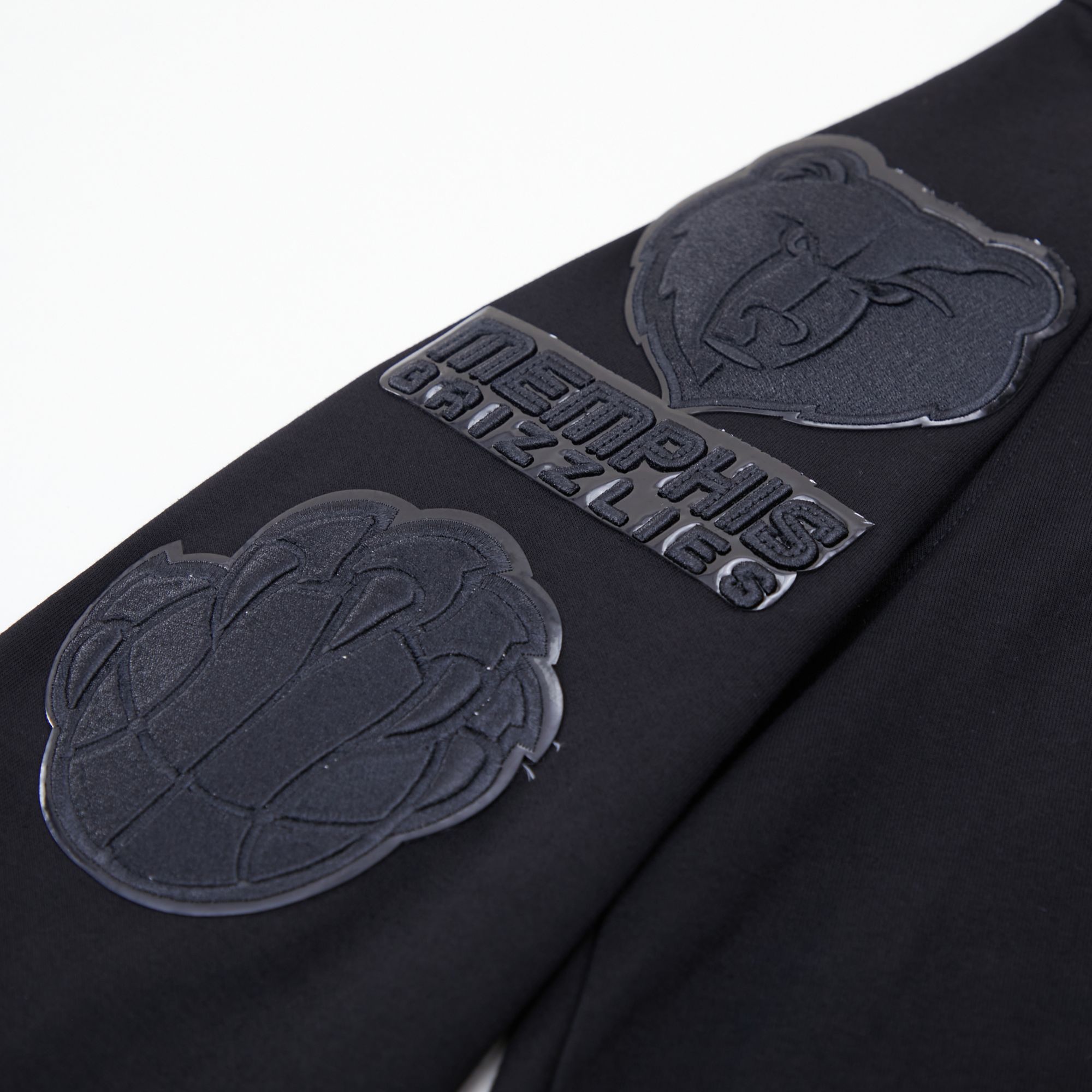 Pro Standard Men's Memphis Grizzlies Black Triple Black Hoodie product image