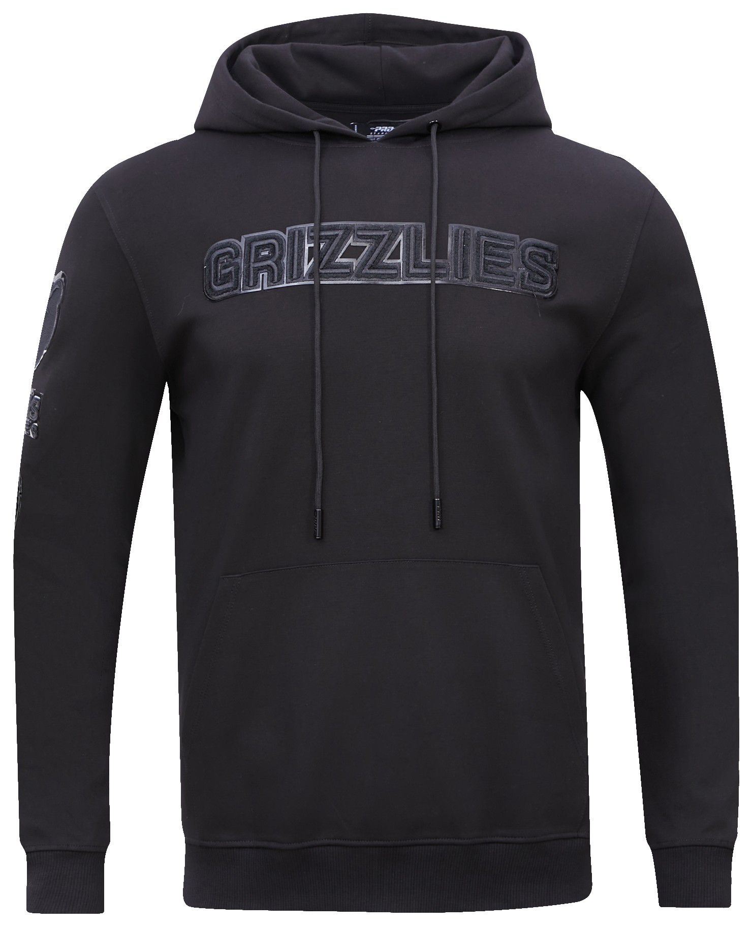 Pro Standard Men's Memphis Grizzlies Black Triple Black Hoodie product image
