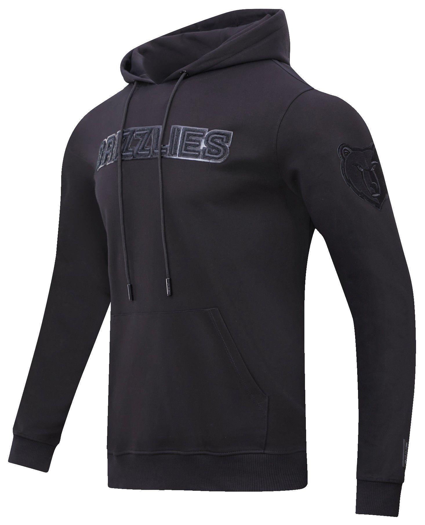 Pro Standard Men's Memphis Grizzlies Black Triple Black Hoodie product image