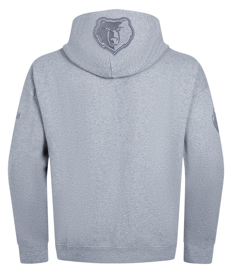 Pro Standard Men's Memphis Grizzlies Grey Neutral Drop Shoulder Fleece Hoodie product image