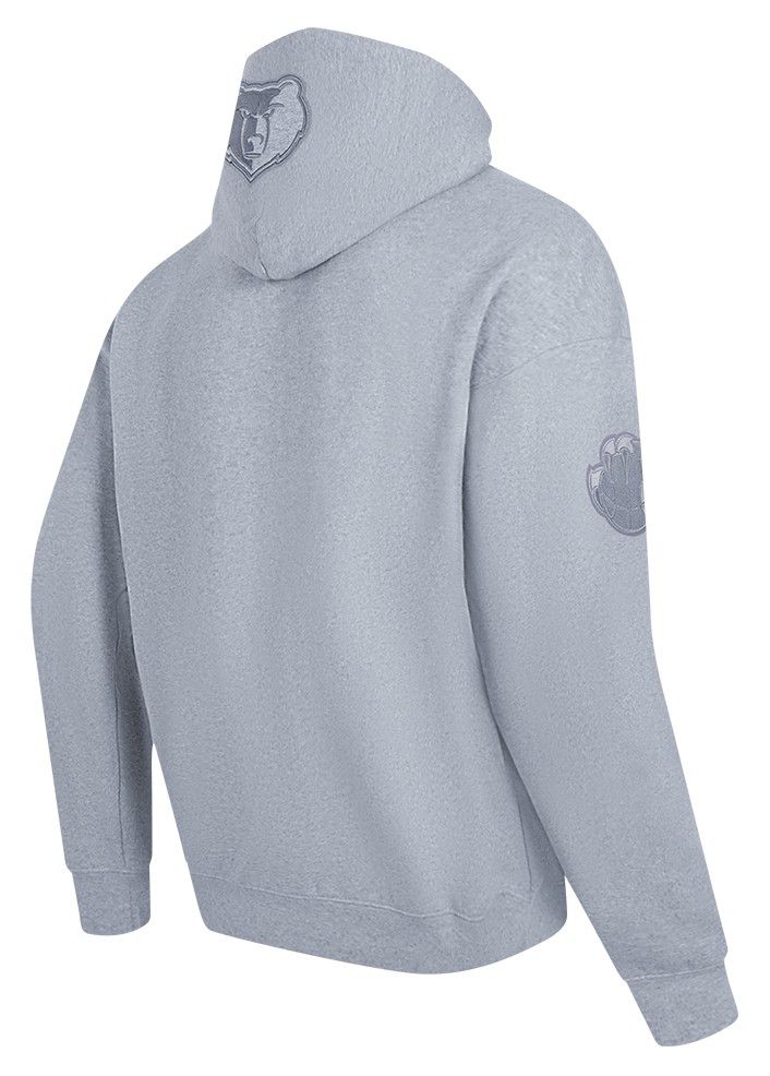 Pro Standard Men's Memphis Grizzlies Grey Neutral Drop Shoulder Fleece Hoodie product image