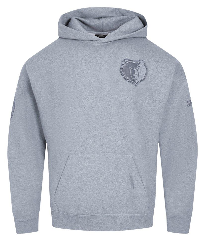Pro Standard Men's Memphis Grizzlies Grey Neutral Drop Shoulder Fleece Hoodie product image