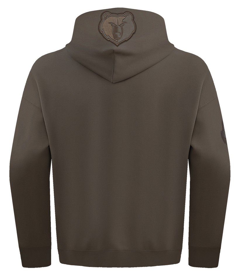 Pro Standard Men's Memphis Grizzlies Taupe Neutral Drop Shoulder Fleece Hoodie product image