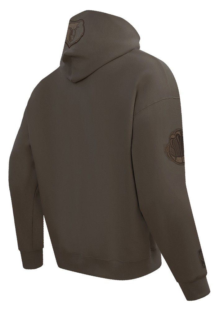 Pro Standard Men's Memphis Grizzlies Taupe Neutral Drop Shoulder Fleece Hoodie product image