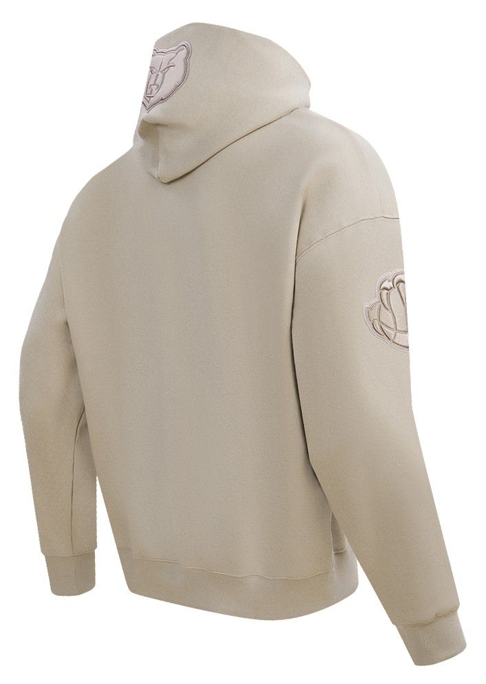Pro Standard Men's Memphis Grizzlies Taupe Neutral Drop Shoulder Fleece Hoodie product image