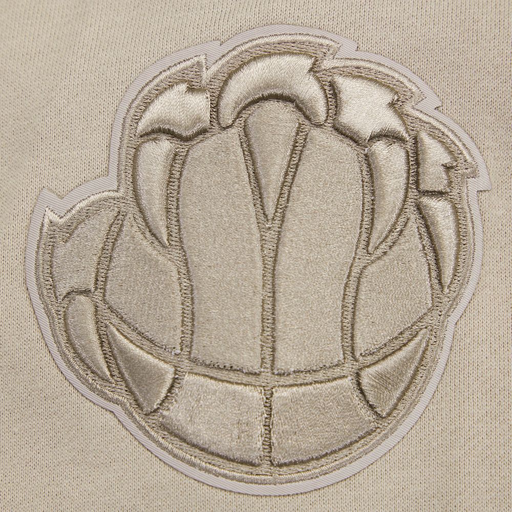Pro Standard Men's Memphis Grizzlies Taupe Neutral Drop Shoulder Fleece Hoodie product image