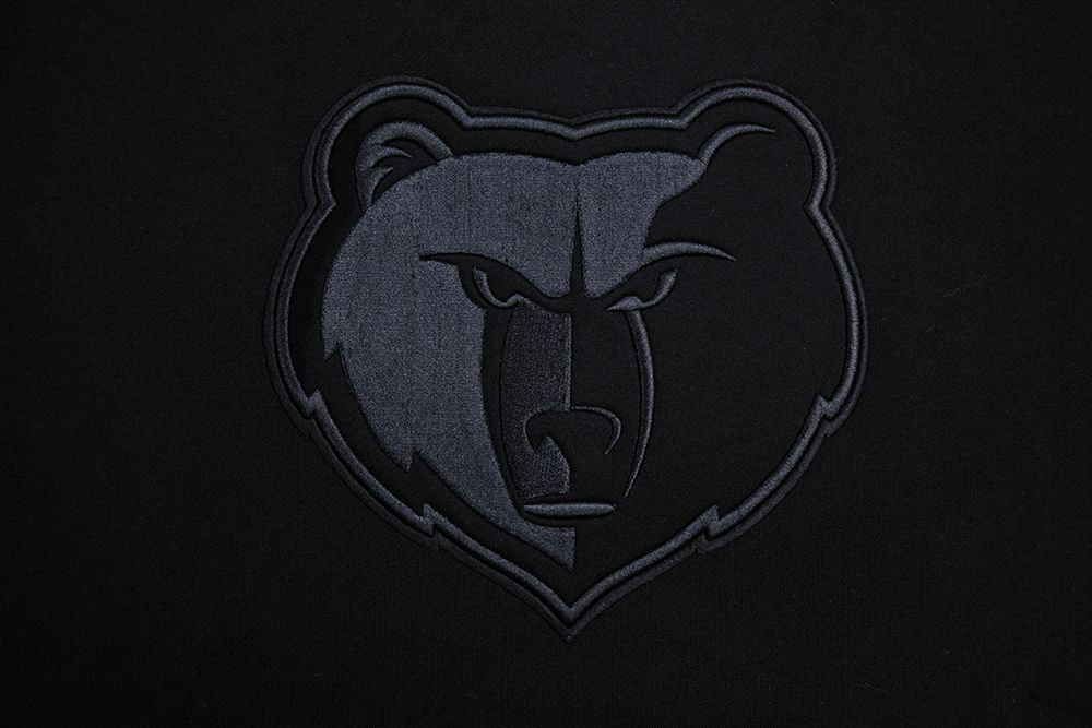 Pro Standard Men's Memphis Grizzlies Black Neutral Drop Shoulder Fleece Crewneck Sweatshirt product image