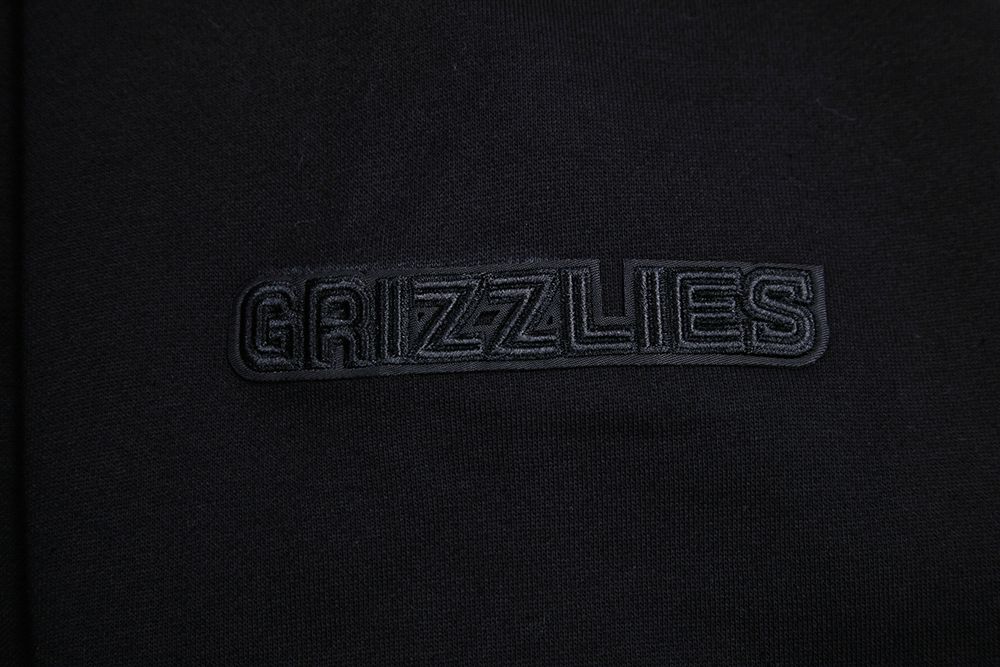 Pro Standard Men's Memphis Grizzlies Black Neutral Drop Shoulder Fleece Crewneck Sweatshirt product image