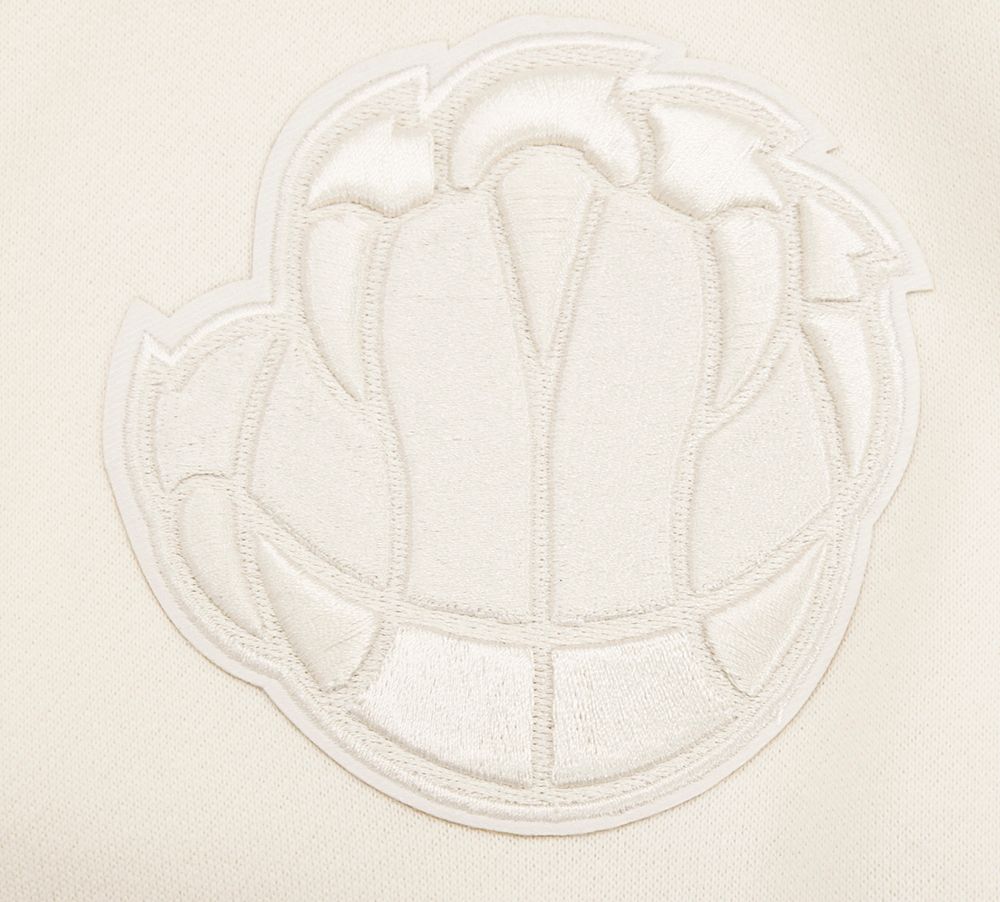 Pro Standard Men's Memphis Grizzlies Off White Neutral Drop Shoulder Fleece Crewneck Sweatshirt product image