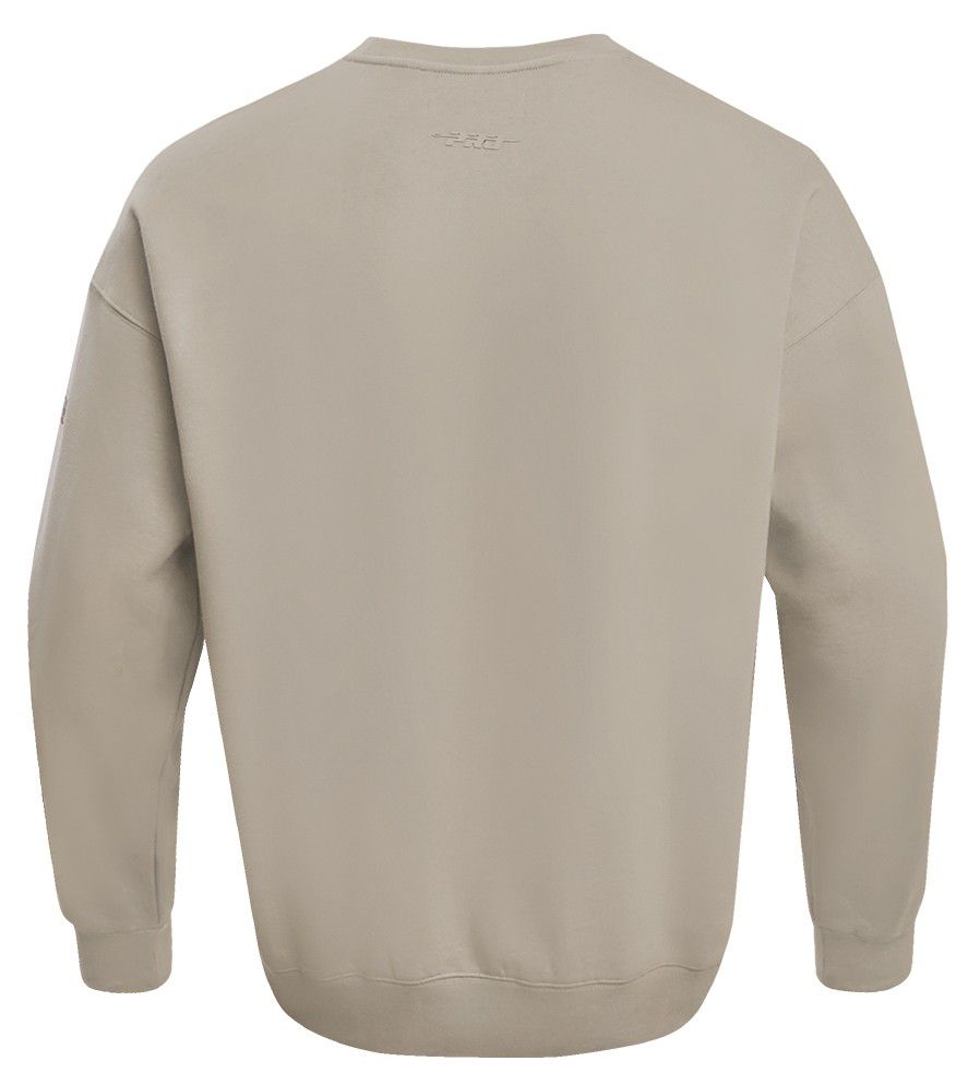 Pro Standard Men's Memphis Grizzlies Taupe Neutral Drop Shoulder Fleece Crewneck Sweatshirt product image