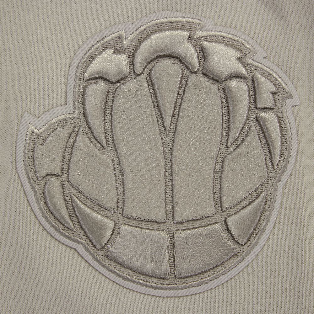 Pro Standard Men's Memphis Grizzlies Taupe Neutral Drop Shoulder Fleece Crewneck Sweatshirt product image