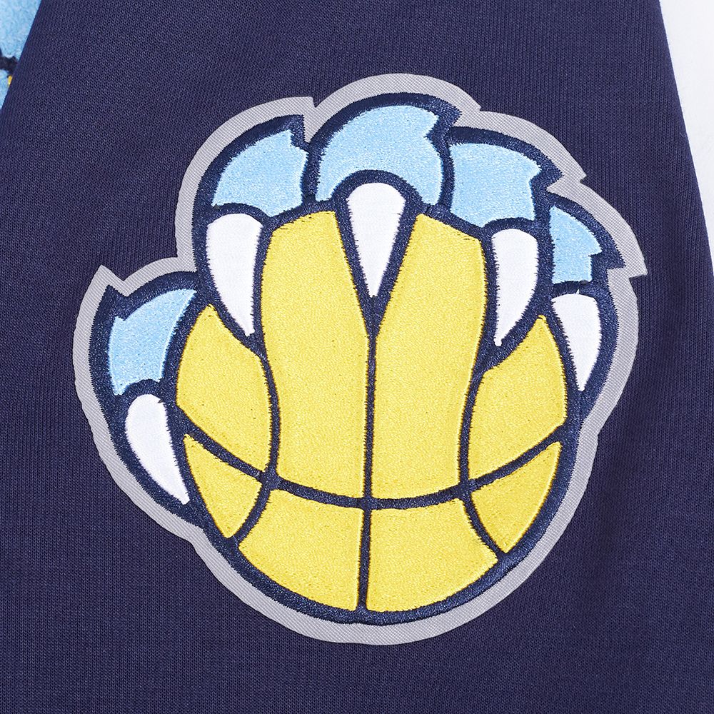 Pro Standard Men's Memphis Grizzlies Navy Classic Chenille Pullover Hoodie product image