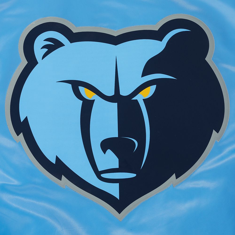 Pro Standard Men's Memphis Grizzlies Blue Script Tail Rib Satin Jacket product image