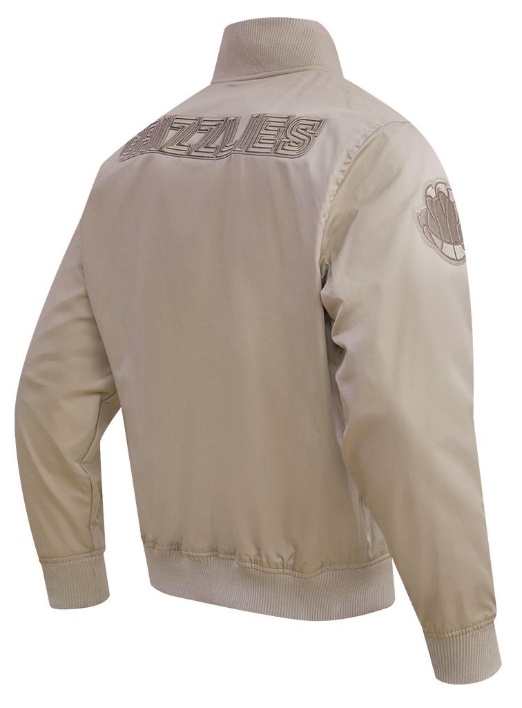 Pro Standard Men's Memphis Grizzlies Taupe Neutral Twill Jacket product image