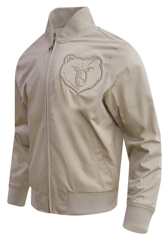 Pro Standard Men's Memphis Grizzlies Taupe Neutral Twill Jacket product image
