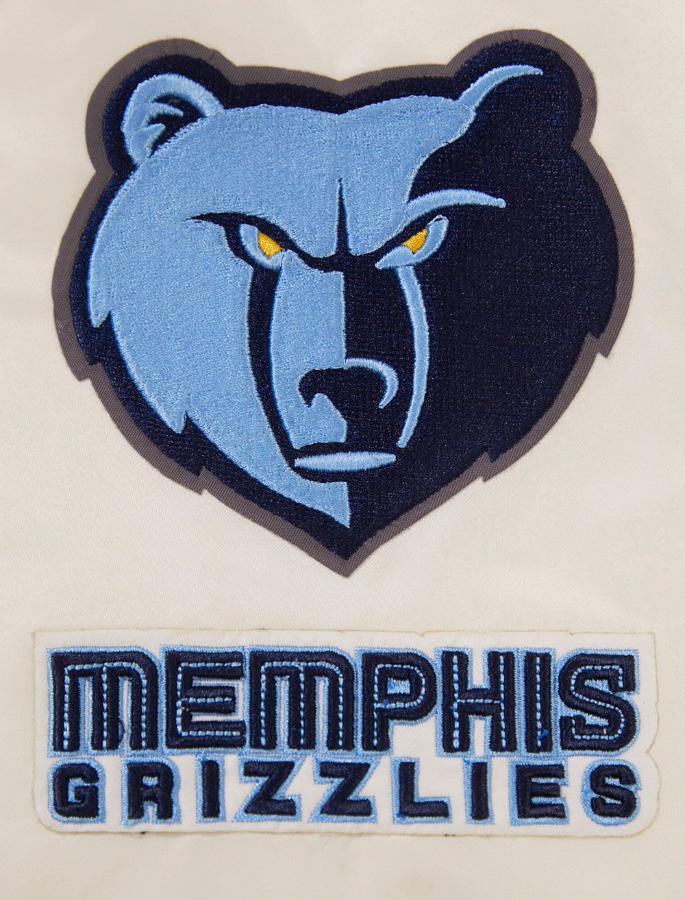 Pro Standard Adult Memphis Grizzlies White Retro Classic Satin Jacket product image