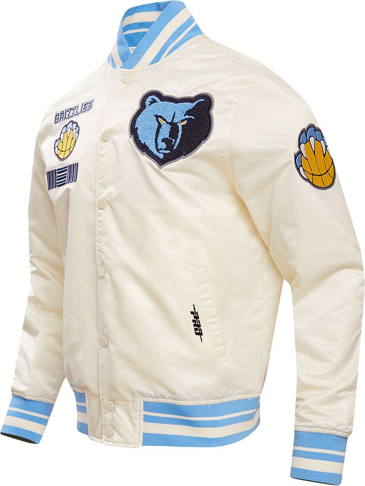 Pro Standard Adult Memphis Grizzlies White Retro Classic Satin Jacket product image