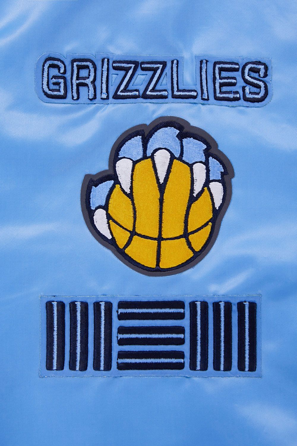 Pro Standard Adult Memphis Grizzlies Blue Retro Classic Satin Jacket product image