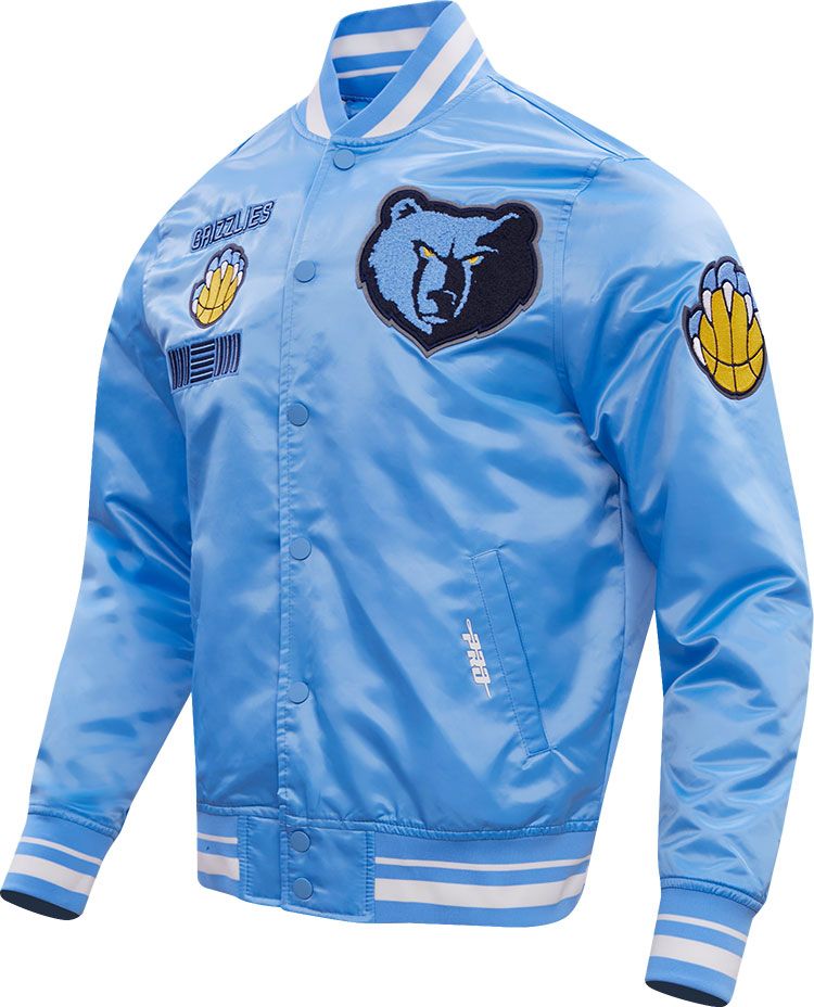 Pro Standard Adult Memphis Grizzlies Blue Retro Classic Satin Jacket product image