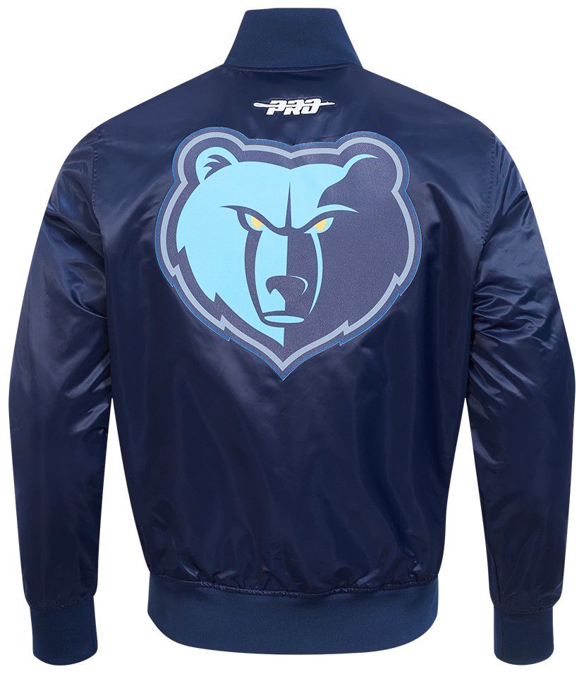 Pro Standard Men's Memphis Grizzlies Navy Classic Satin Jacket product image