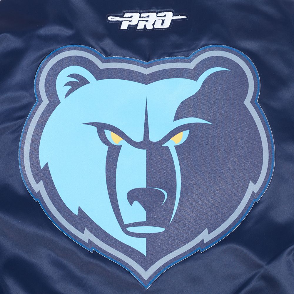 Pro Standard Men's Memphis Grizzlies Navy Classic Satin Jacket product image