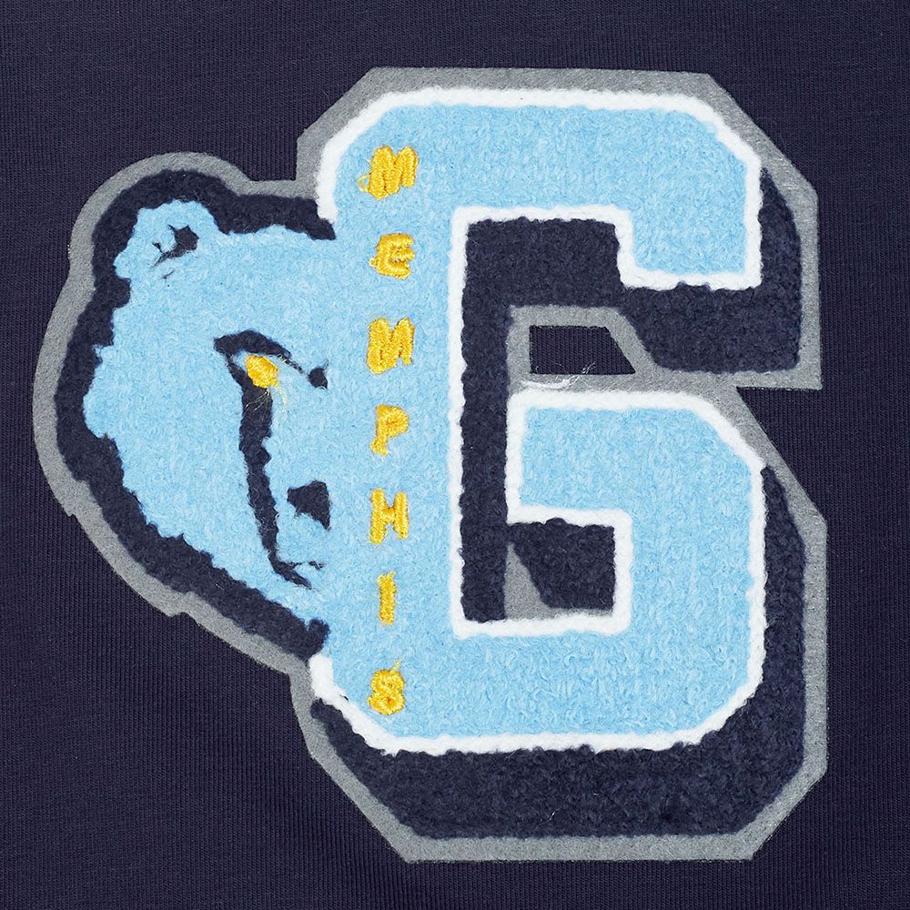 Pro Standard Women's Memphis Grizzlies Navy Mash Up Boxy T-Shirt product image