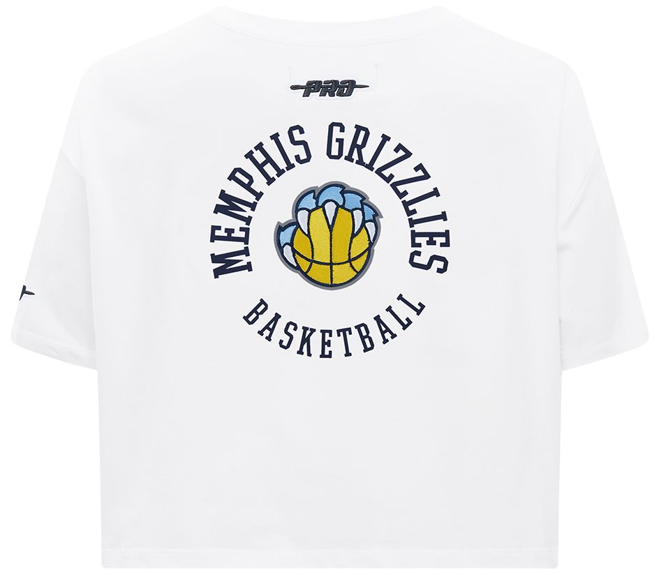 Pro Standard Women's Memphis Grizzlies White Crest Emblem Boxy T-Shirt product image