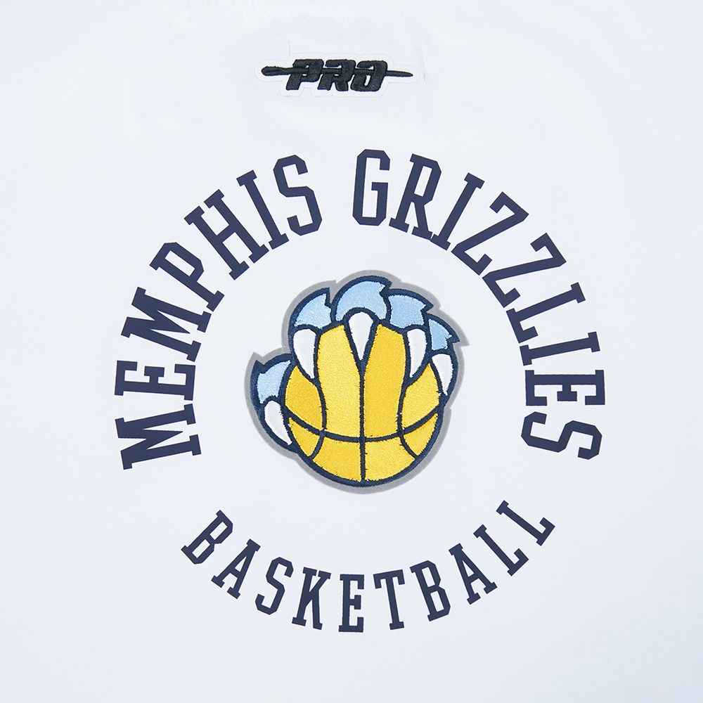 Pro Standard Women's Memphis Grizzlies White Crest Emblem Boxy T-Shirt product image