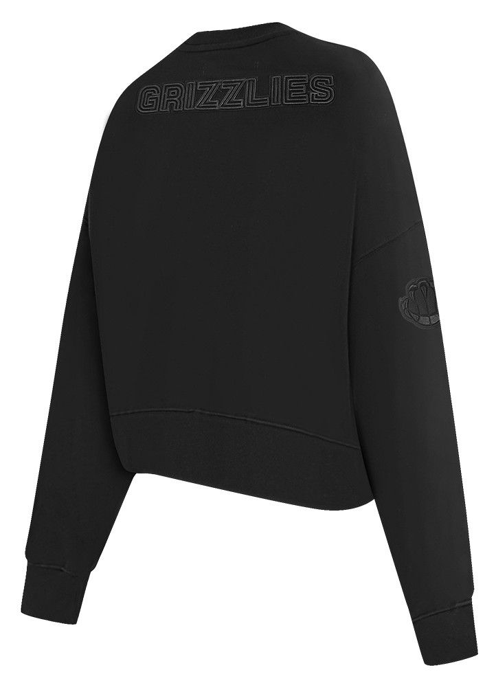 Pro Standard Women's Memphis Grizzlies Black Neutral Fleece Crewneck Sweatshirt product image