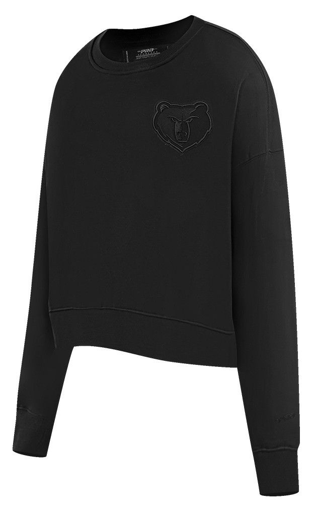 Pro Standard Women's Memphis Grizzlies Black Neutral Fleece Crewneck Sweatshirt product image