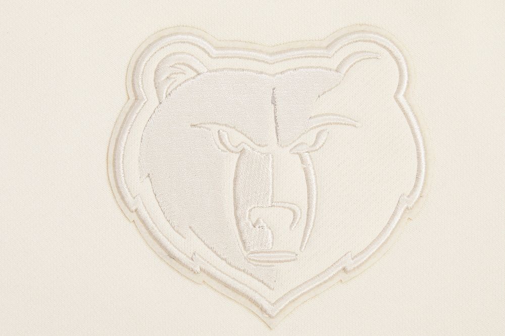 Pro Standard Women's Memphis Grizzlies Off White Neutral Fleece Crewneck Sweatshirt product image