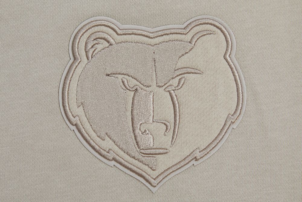 Pro Standard Women's Memphis Grizzlies Taupe Neutral Fleece Crewneck Sweatshirt product image